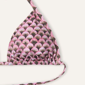Tie - Side Bikini Scales Olive - Bikini_Woman - K A M P O S