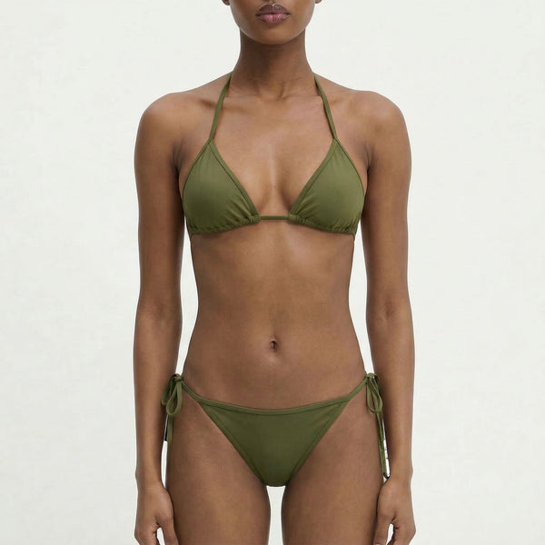 Tie - Side Top Olive - Bikini_Top - K A M P O S