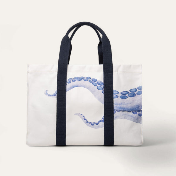 Tote Bag Large Octopus Navy - Bag_Unisex - K A M P O S