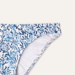 Traditional Slip Coral Blue - Bikini_Bottom - K A M P O S