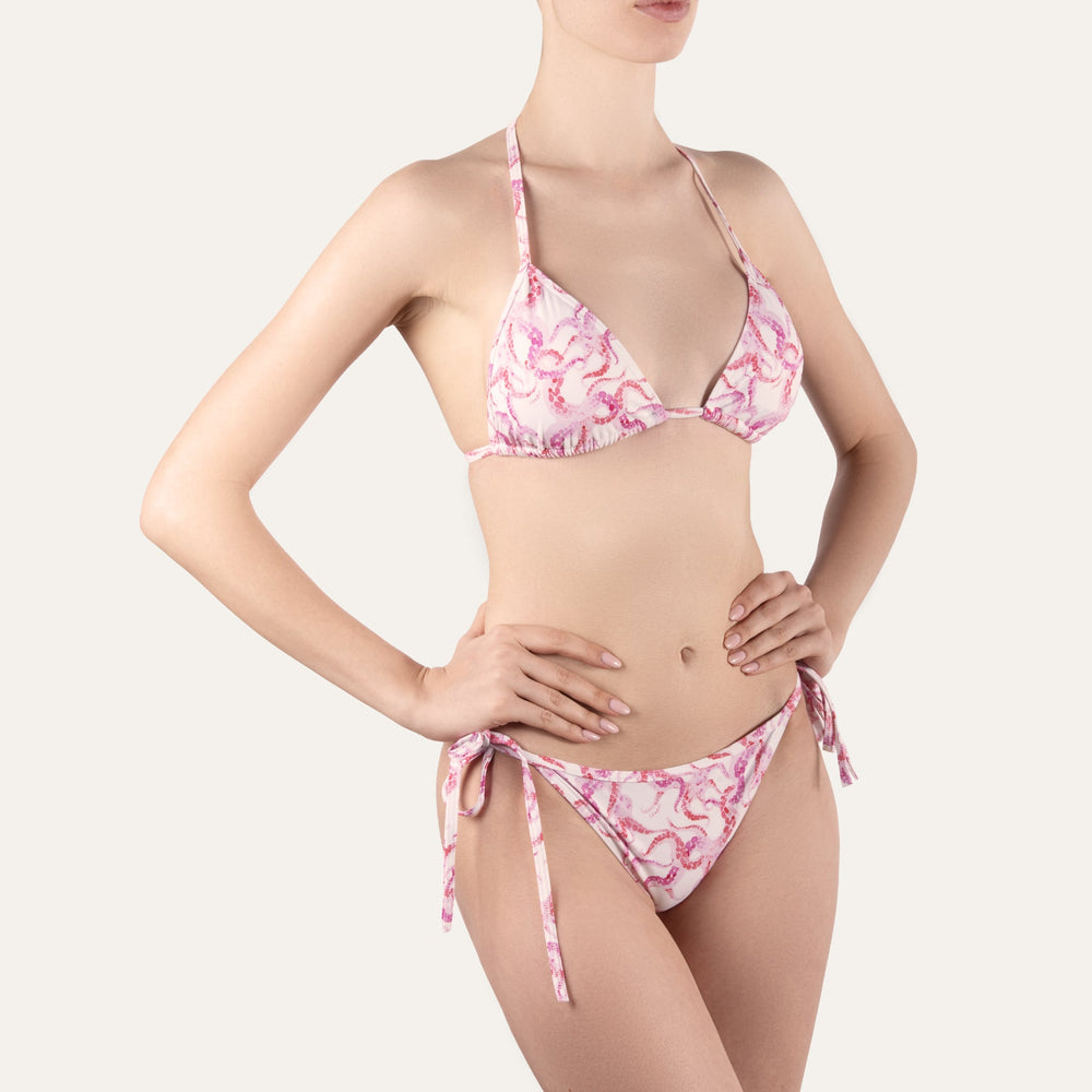 Brazilian Slip Octopus Pink - Bikini_Bottom - K A M P O S
