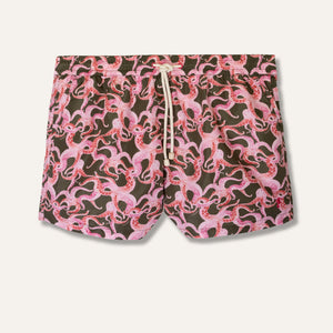 Swim Shorts Octopus Olive - Swimshorts_Man - KAMPOS