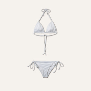Tie-Side Bikini White - Bikini_Woman - KAMPOS