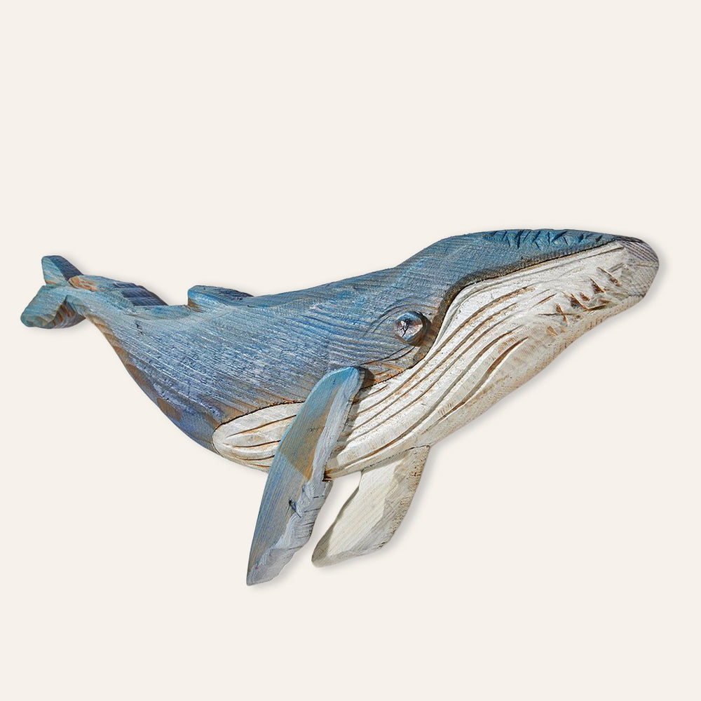 Wooden Blue Whale