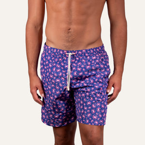 Swim Shorts Long Craby Pink -