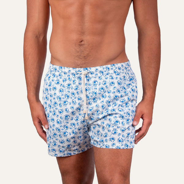 Swim Shorts Craby White -