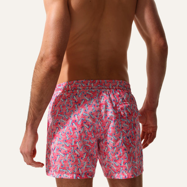 Swim Shorts Seahorse Pink -
