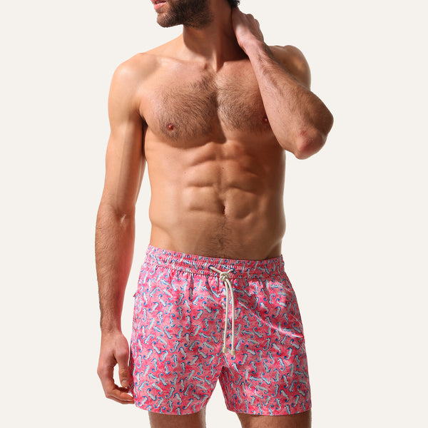 Swim Shorts Seahorse Pink -